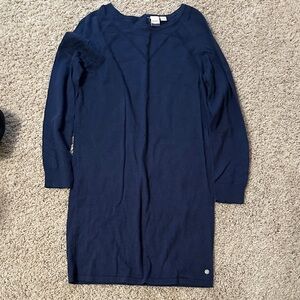 Roxy Navy Long Sleeve Dress
